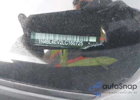 2020 Nissan Altima Sl из США, поврежденный, VIN 1N4BL4EV2LC160725